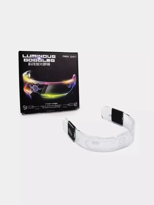 Ko`zoynaklar Led PMMA Futuristik dizayn 7 colors — фото 1