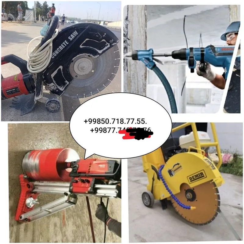 Almazniy bur xizmatlari услуги бурение девор тешиш кесиш bor devor