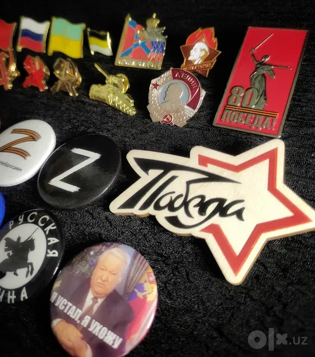 Nishonchalar va pinlar. SSSR - Rossiya - G‘alaba kuni. 4 Nishonchalar va pinlar. SSSR - Rossiya - G‘alaba kuni. 4