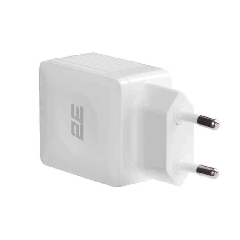 Сетевое зарядное устройство 20W, 2E WALL CHARGER 2 USBX2.1 A, белый — фото 3