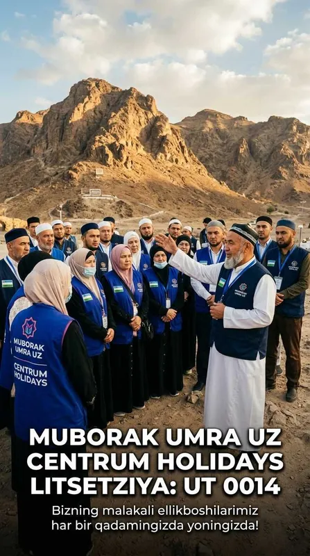 Centrum Holidays Umra Uzb Shayxontohur To'g'ri Reys Muborak Umra Paket 5