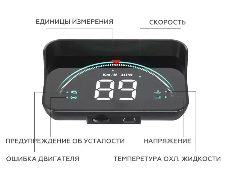 Продам новый HUD проектор скорости на лобовое стекло. 2