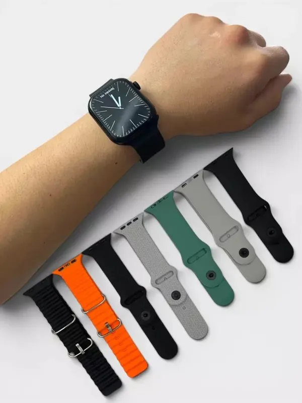 Smart Watch Maixinn Max Series 11, AMOLED ekran, 7 ta remen bilan — фото 4