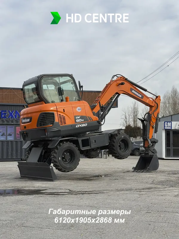 Doosan DX60W мини экскаватор в наличии — фото 6