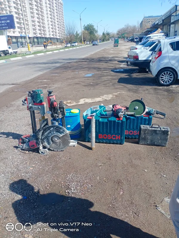 Префаротор девор кесиш тешиш ишларини киберамиз