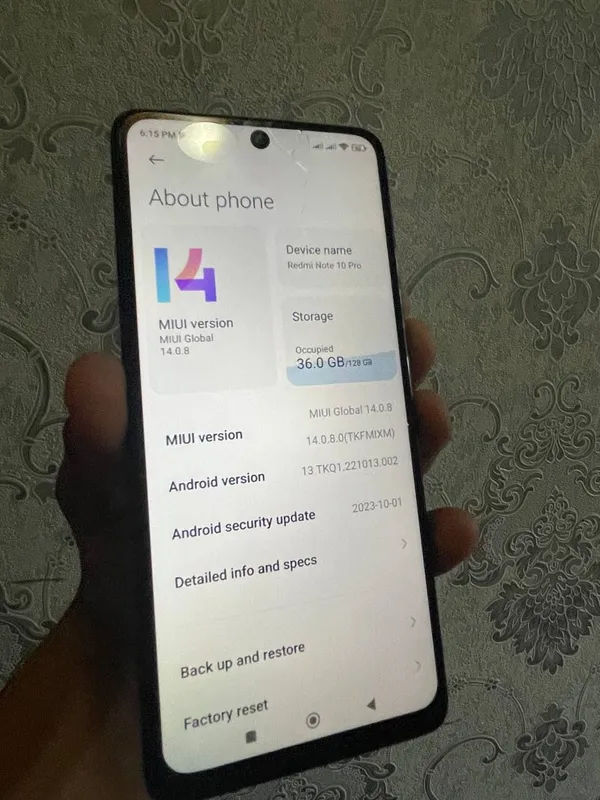 Redmi not 10 pro 8+128 ideal 3 Redmi not 10 pro 8+128 ideal 3