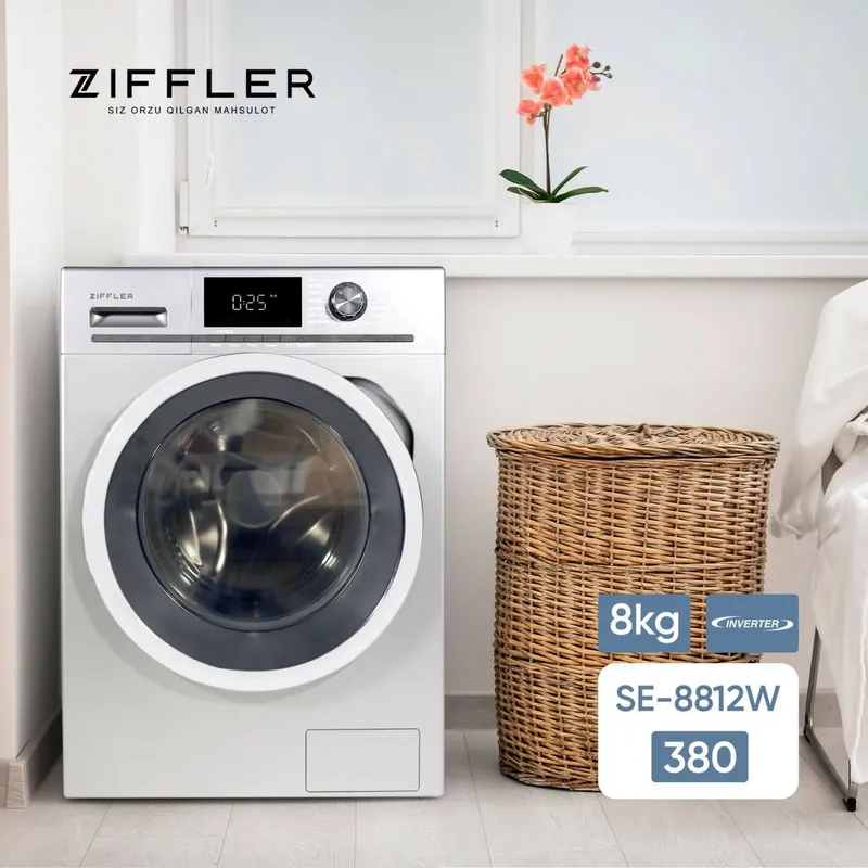 Стиральная машина ZIFFLER 8 кг 1