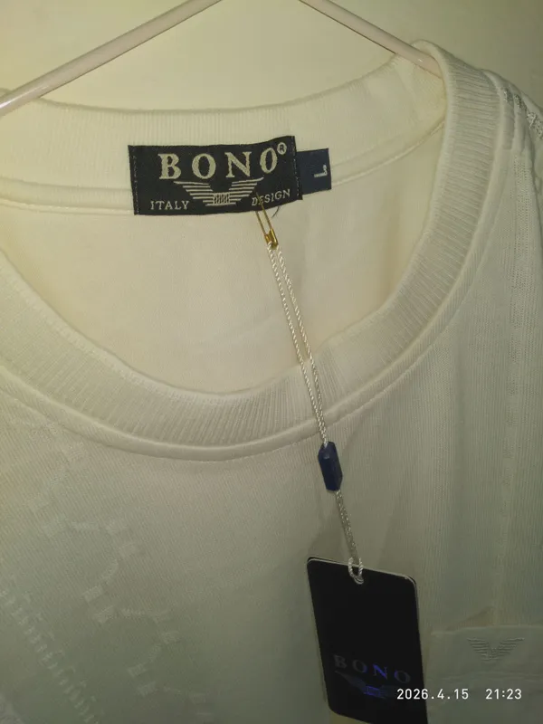 Футболка Bono. белого цвета — фото 1