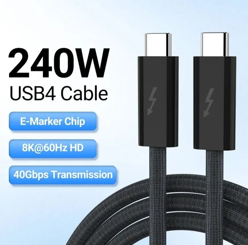 Кабель/ Kabel 240w Thunderbolt 4 1.8m 1