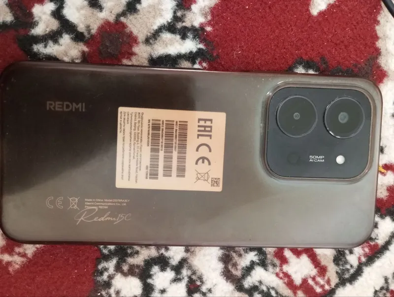 Redmi 15 C dakumenti bn bir oʻzim ishlaganman ochilmagan holati zoʻr 2