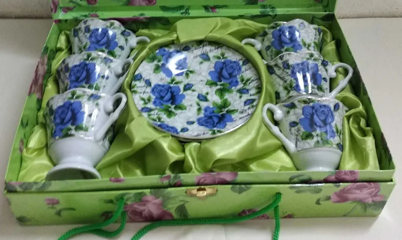 Новый кофейный фарфоровый сервиз FINE PORCELAIN (Япония)