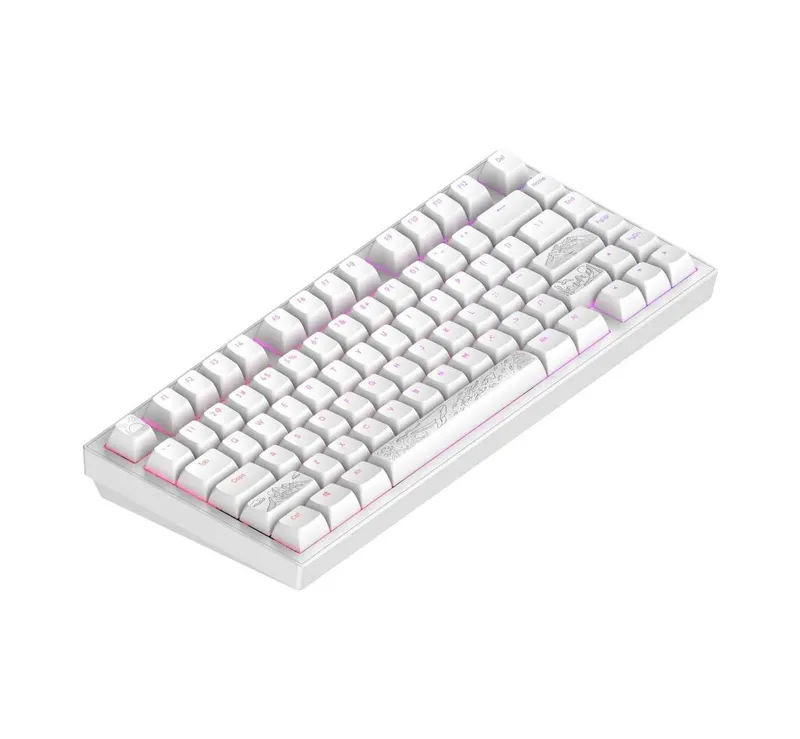 ; Механическая Клавиатура DarkProject ALU81 Terra Nostra White Wired 3