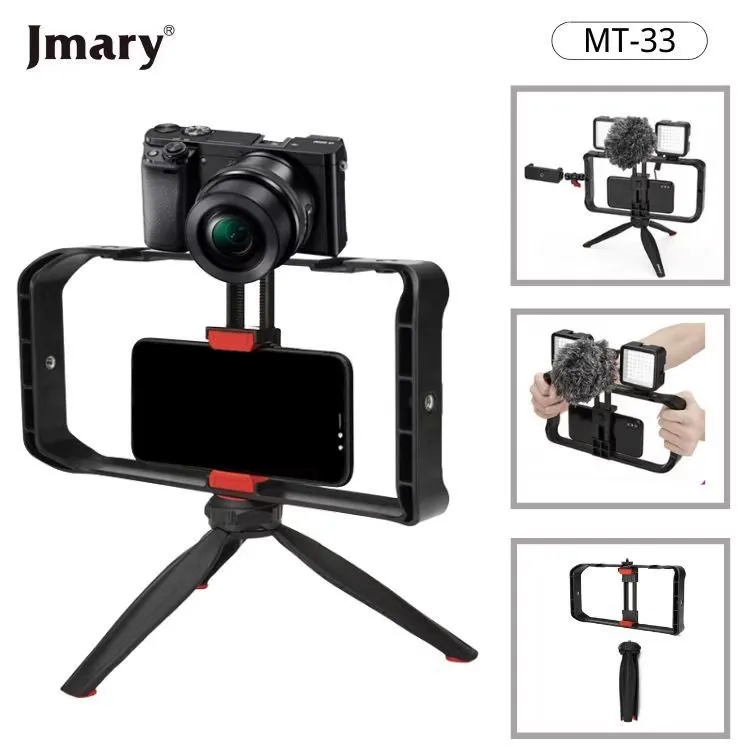 JMARY MT-33 telefon tripod rig – vlog uchun