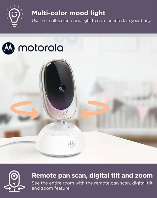 Видеоняня Радионяня Beby Monitor Motorola VM85 Connect Wifi 2