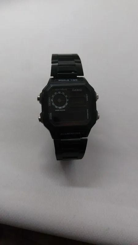 Casio� digital World Time / Illuminator, WR100M 1