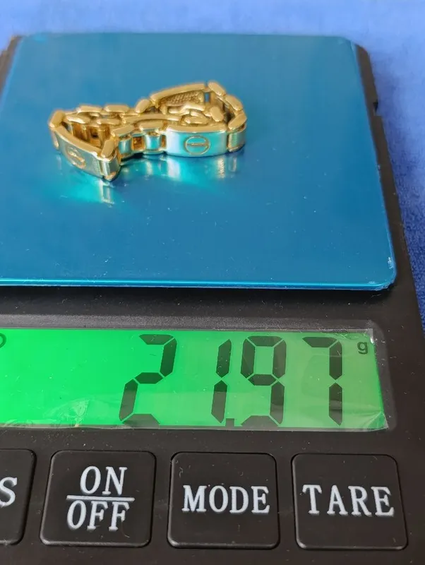 Серебряная браслет CARTIER, проба 925, вес21,97 гр длина 20 см — фото 5