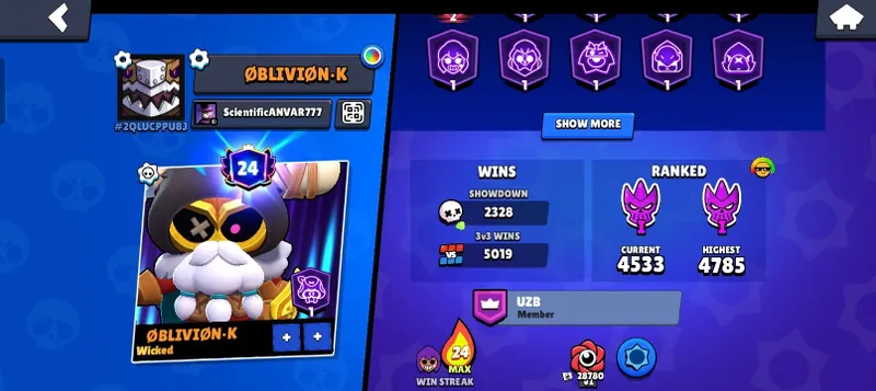 Brawl akkount: gem 176, gold 2870 — фото 1