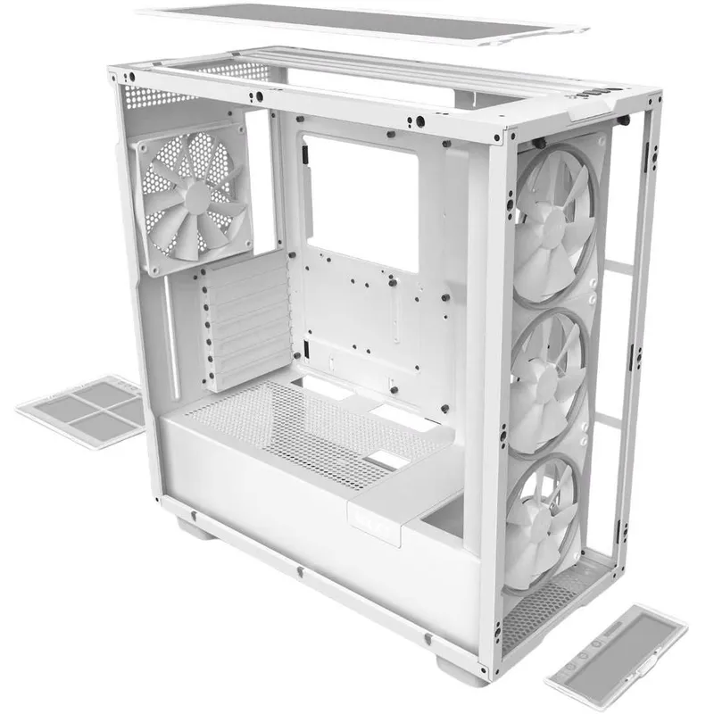 ^ NZXT H7 ELITE kompyuter korpusi - White 2