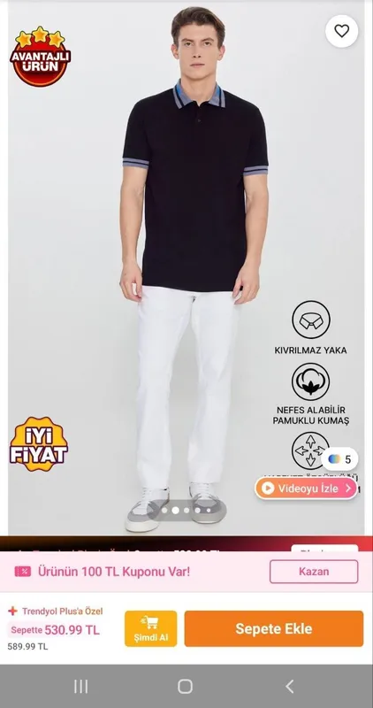 Erkaklar uchun qora futbolka.   Razmer L-50