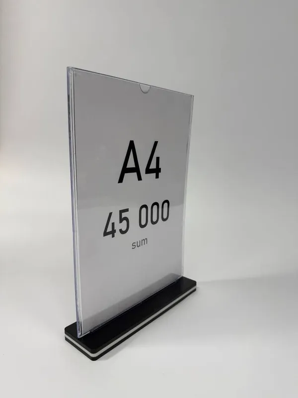 A4 podstavka меню холдер — фото 3