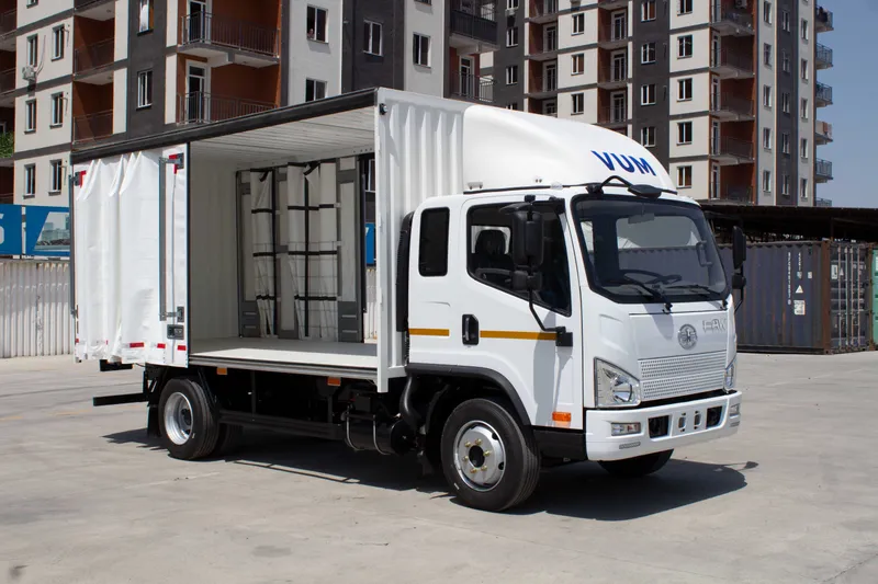 Сотувда мавжуд! Автофургон шторно-тентовый FAW Tiger V, (24,6м³) — фото 2