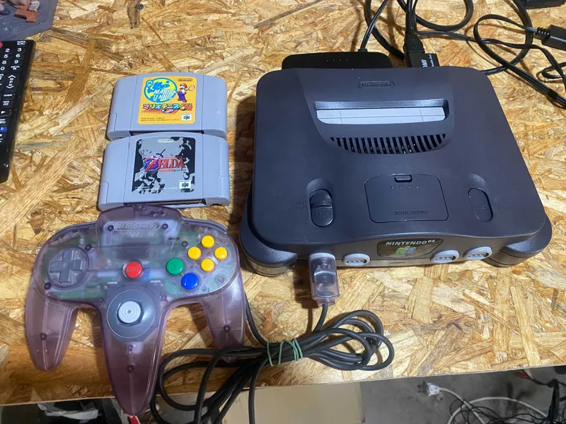 Nintendo 64 N64 (Япония, 220V) + HDMI + 2 оригинальных картриджа- 1 Nintendo 64 N64 (Япония, 220V) + HDMI + 2 оригинальных картриджа- 1
