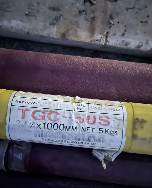 Присадочные прутки TIG Chosun TGC-50S (ER70S-6) для сварки стали, 5 кг 1 Присадочные прутки TIG Chosun TGC-50S (ER70S-6) для сварки стали, 5 кг 1