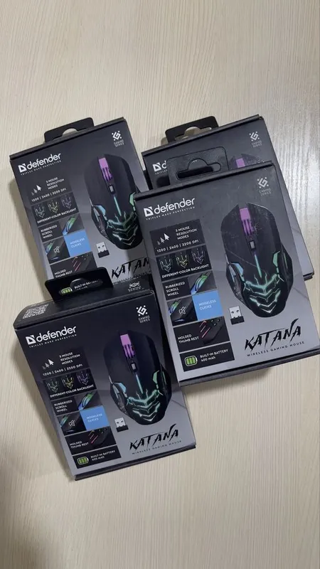 Игровая беспроводная мышь 3200 DPI simsiz gaming sichqonchasi 1