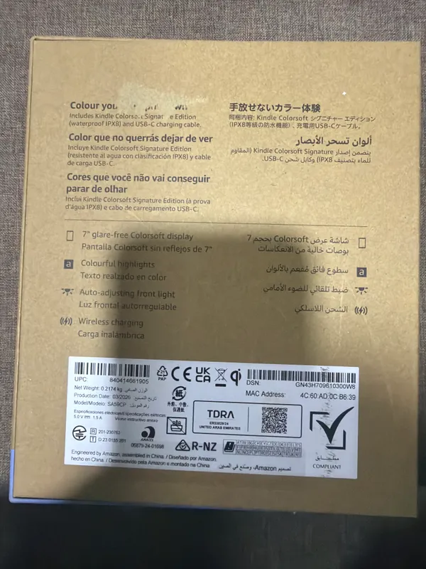 Kindle colorsoft 32g 2 Kindle colorsoft 32g 2