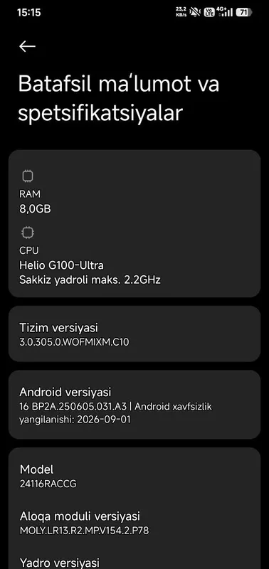 Redmi note 14 pro 4G 2