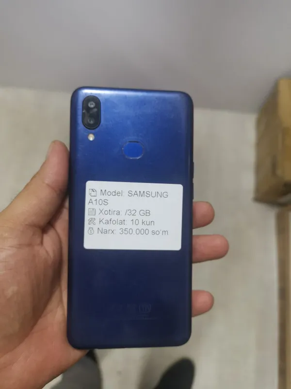 Samsung A10s 32gb holati orta aybi yoq 1 Samsung A10s 32gb holati orta aybi yoq 1