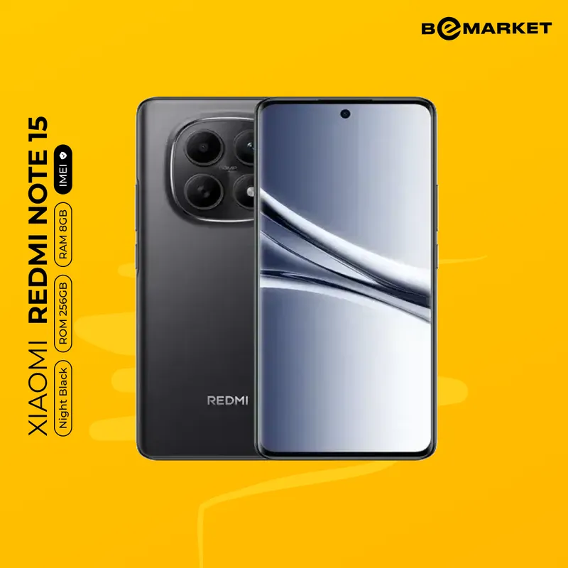 Redmi Note 15, Night Black, 8/256 GB