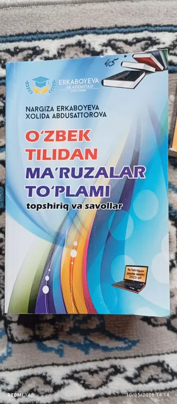 Oʻzbek tilidan maʼruzalar toʻplami 665 bet