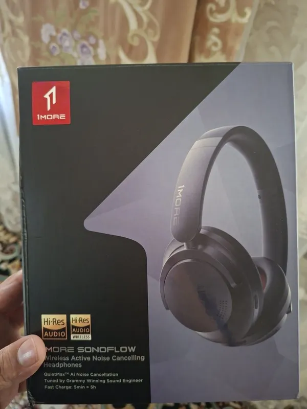 Беспроводные/проводные наушники 1more SonoFlow HC905 с шумоподавлением 1 Беспроводные/проводные наушники 1more SonoFlow HC905 с шумоподавлением 1