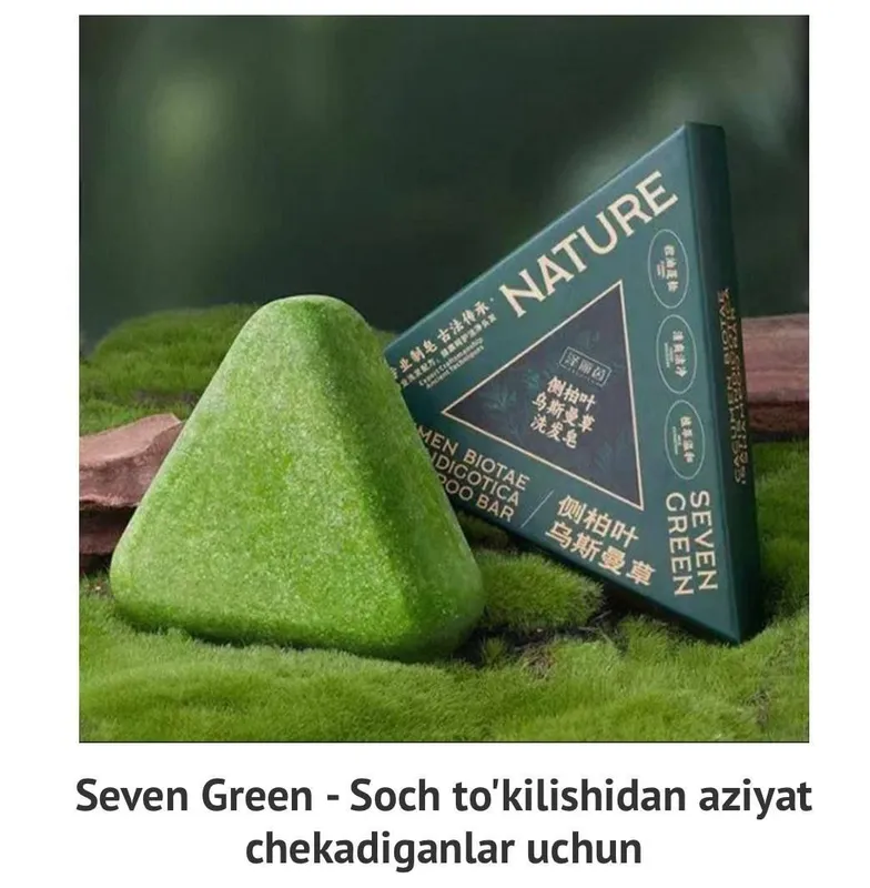 Soch ustiradi qalinlashtradi usmadan bulgan sovun qoshni xam ustiradi