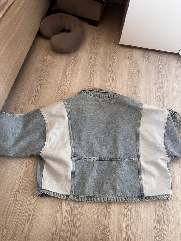 Джинсовая  куртка от  Mango   модель Oversize — фото 2