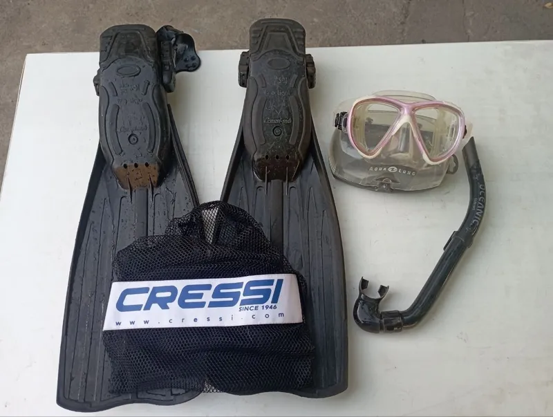 Набор для плавания Cressi + Aqua Lung