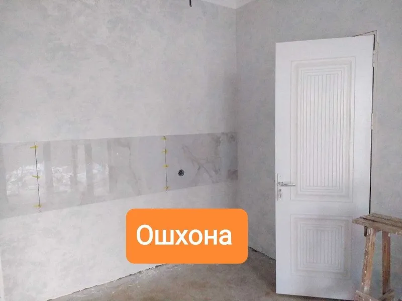 Янги Коттедж сотилади 2.5 сотик 3 хона + Холл Под ключ Кибрай рн — фото 5