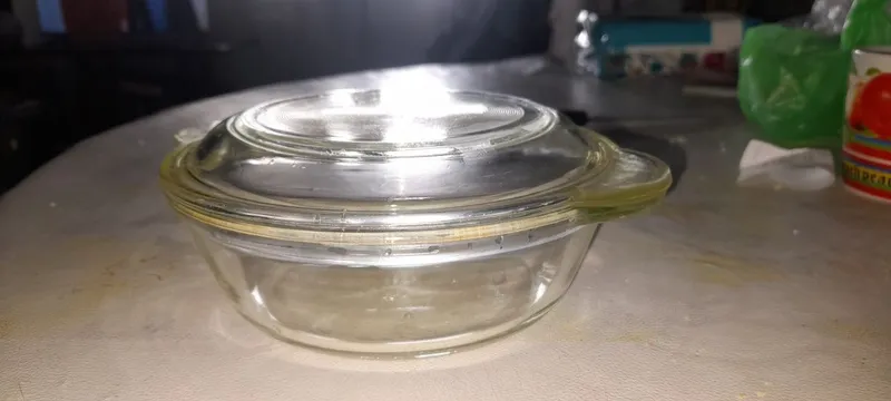 Супница стеклянная .