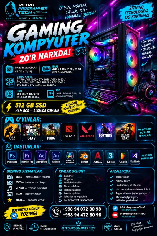GTX 1650 4GB SERGAM KOMPYUTER | 16GB RAM | CORE i5 1 GTX 1650 4GB SERGAM KOMPYUTER | 16GB RAM | CORE i5 1