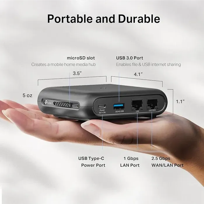TPLink TL-WR3002X AX3000 WiFi 6 Travel VPN Router — фото 5