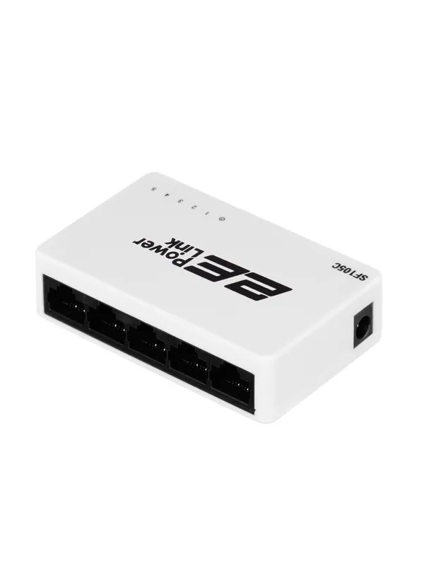 Коммутатор 2E PowerLink SF105C, 5 портов, Plug & Play, белый — фото 5