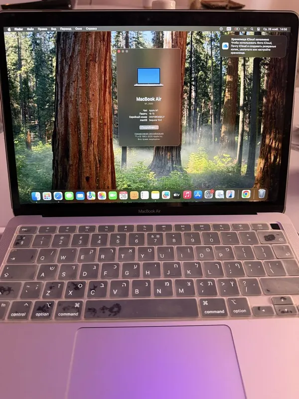 Macbook air m1 состояник как новый — фото 3