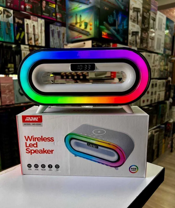Умная колонка RGB устройство с функцией ночника/будильника. — фото 2