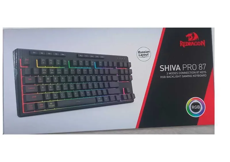 Redragon SHIVA PRO 87 3в1 Мембранная Клавиатура RU/EN