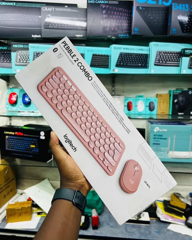 Logitech Pebble 2 Combo Беспроводная Клавиатура K380 и мышка/мышь M350 — фото 2