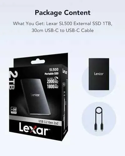 Портативный Portable SSD Lexar Magnetic set SL500 1TB new 1