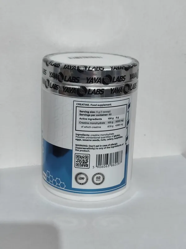 Kreatin monogidrat Creatine Yava Labs, 300 g, 60 ta porsiya creatin 2 Kreatin monogidrat Creatine Yava Labs, 300 g, 60 ta porsiya creatin 2