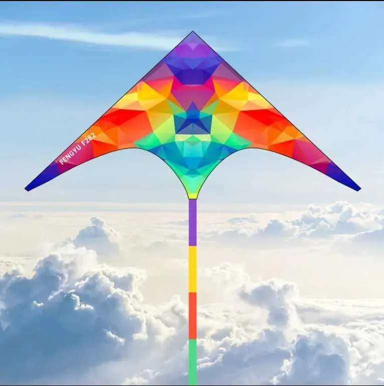 Воздушный змей (Varrak, Варрак) «Sky Ray» 1,8 м с катушкой (4 дизайна) — фото 3