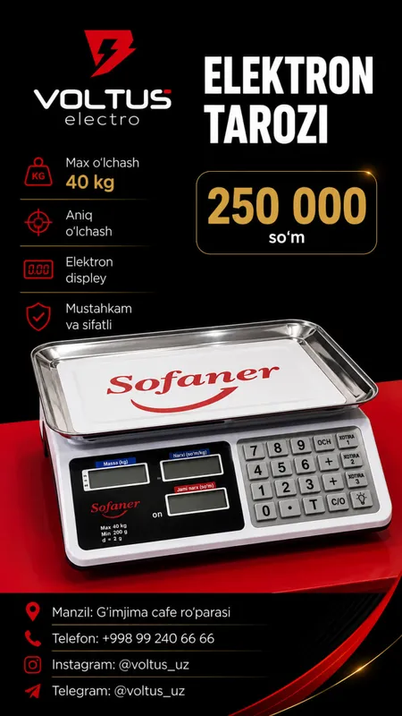 elektron tarozi
